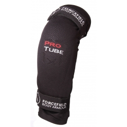 Pro Tube X-V 1 Level 1 - wygląd ochraniacza - bok - zapięcie - góra - dół motocyklowego ochraniacza kolan i łokci Forcefield - przód - logo